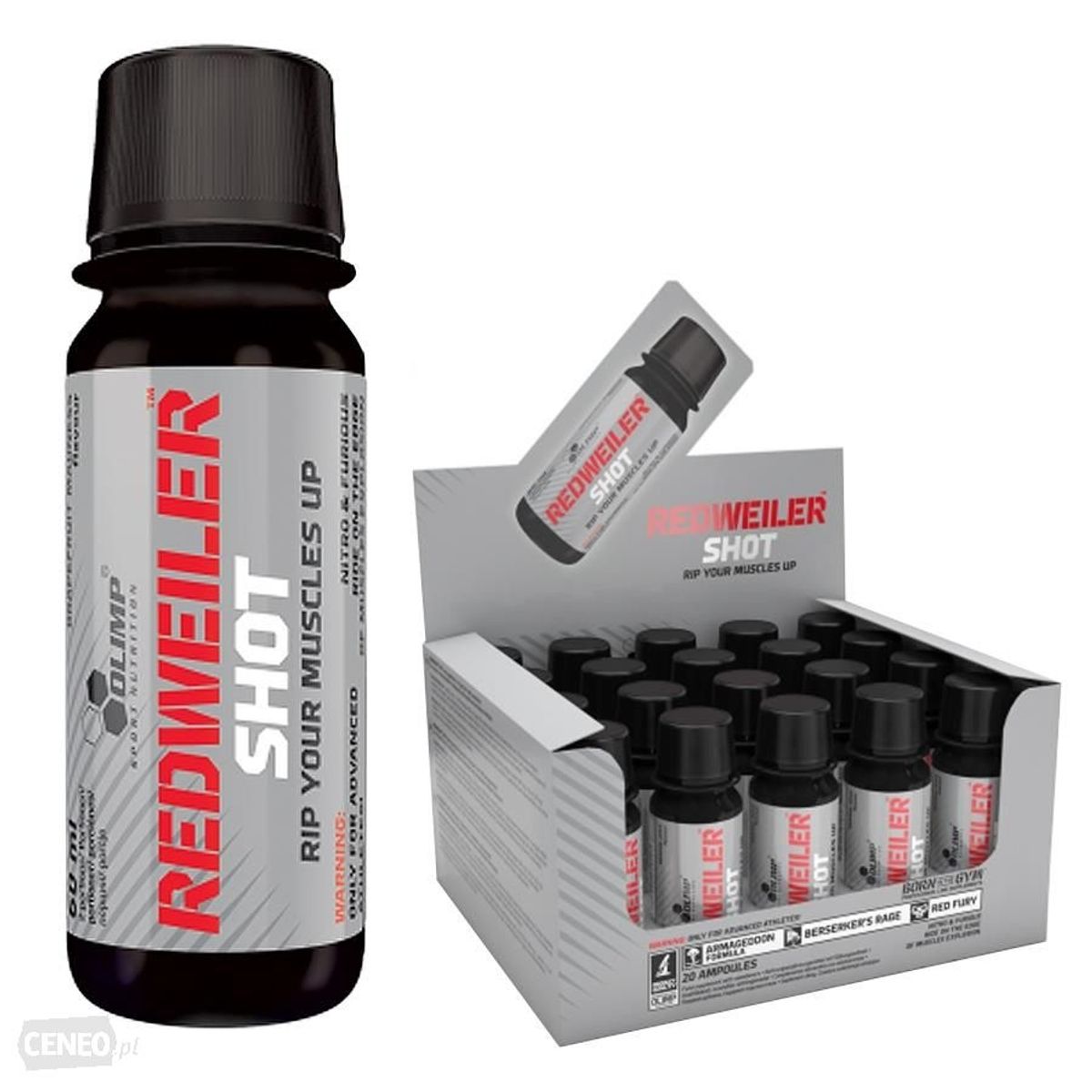 Redweiler Shot - 60ml x 20stk