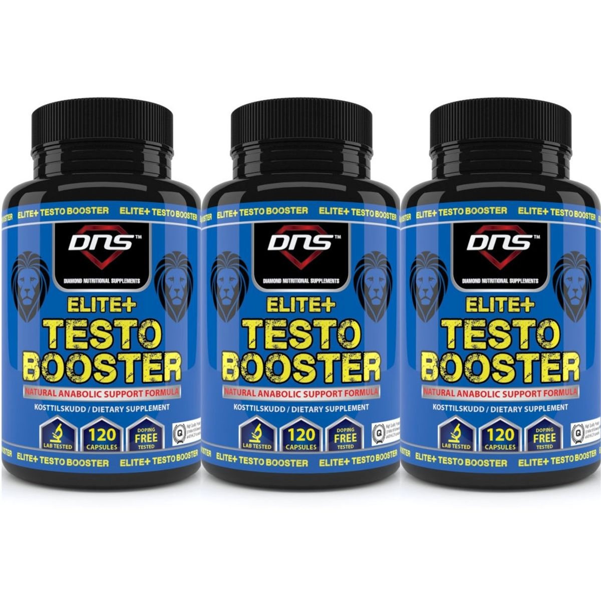 3-Pack Elite+ Test Booster