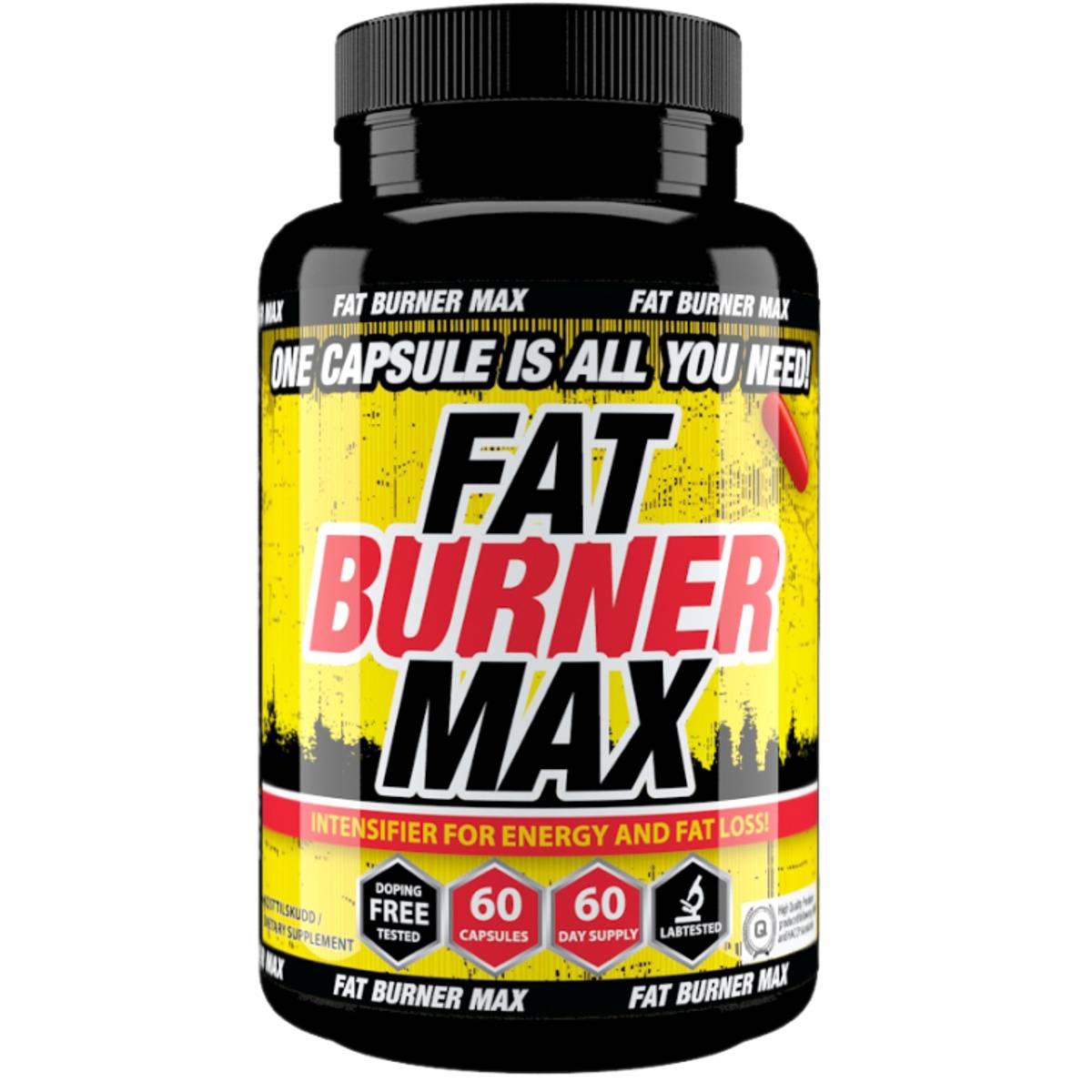 Fat Burner MAX 60 kapsler - 2 mnd forbruk