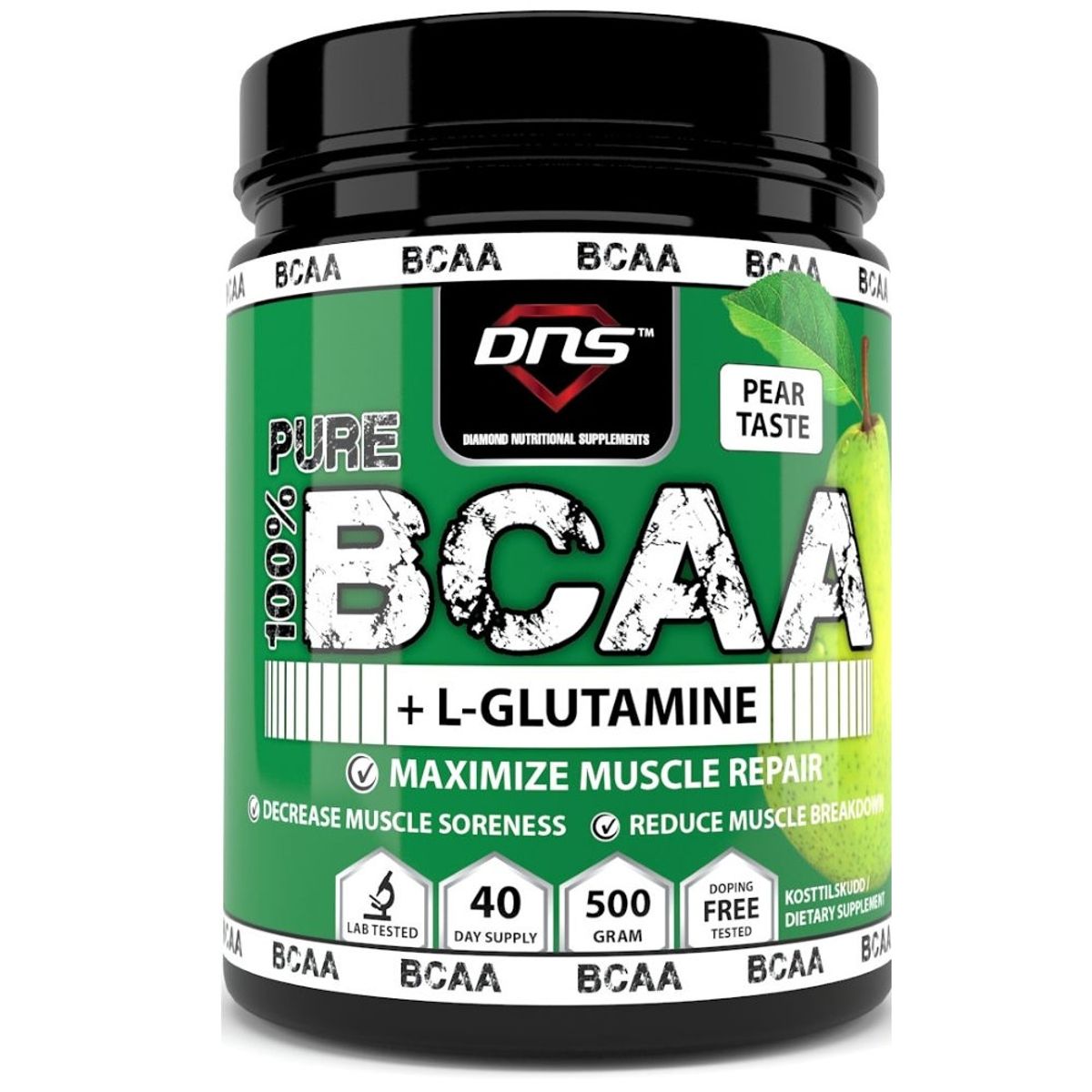 BCAA + L-Glutamin 500 gram Pære