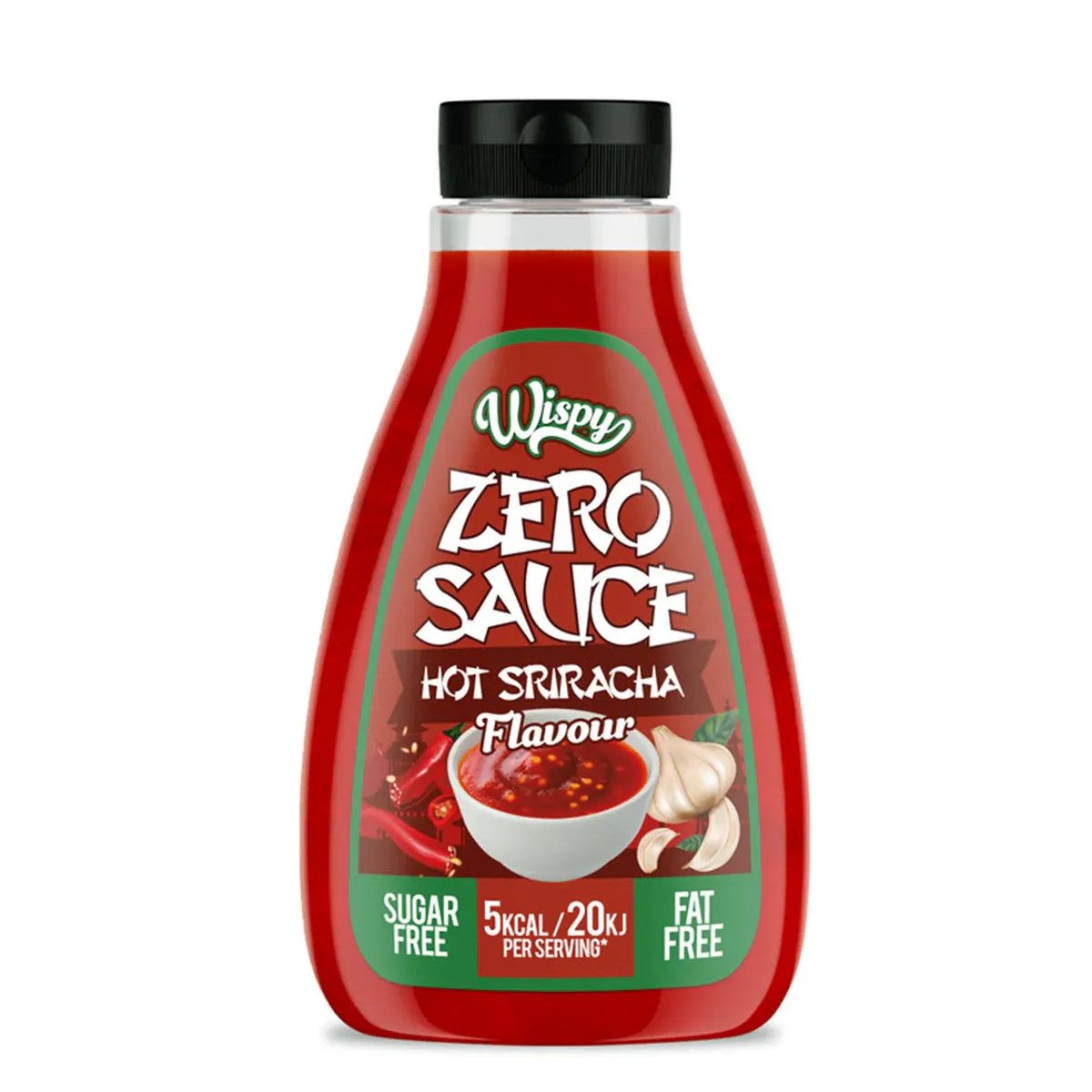 Wispy Zero Sauce Hot Sriracha - 430g 